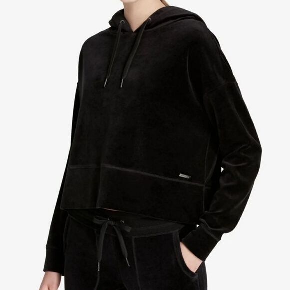 CK Performance Velour Hoodie Sweatshirt - Picture 1 of 7